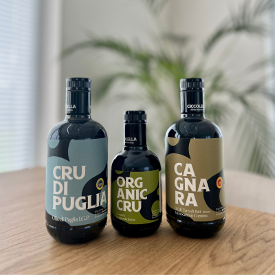 Organic Cru – Ekologiškas ypač tyras alyvuogių aliejus (Coratina & Ogliarola Barese) 250 ml