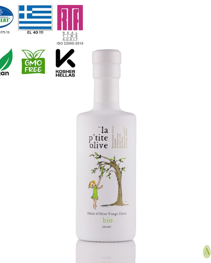 Ekologiškas ypač tyras alyvuogių aliejus 250 ml Kanakis La P'tite
